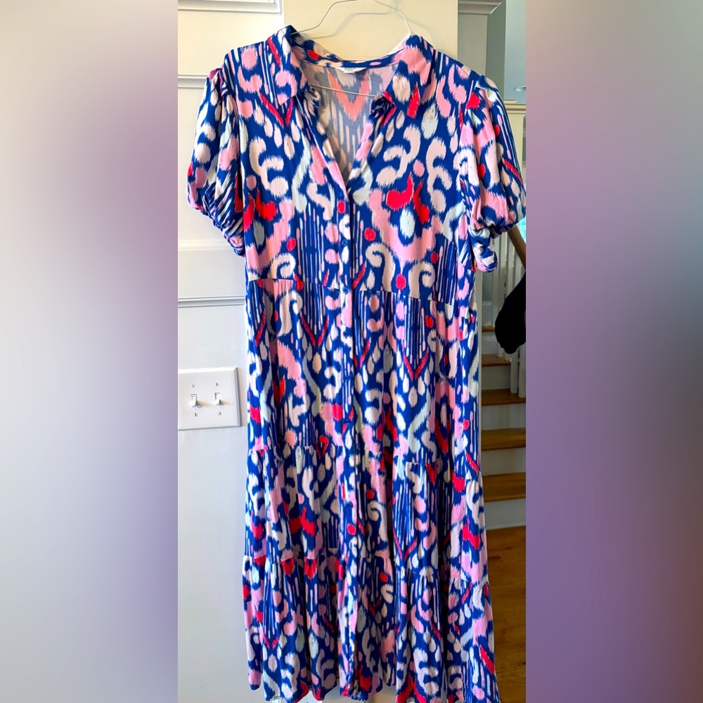 Collared Maxi dress by Crown & Ivy Size XL